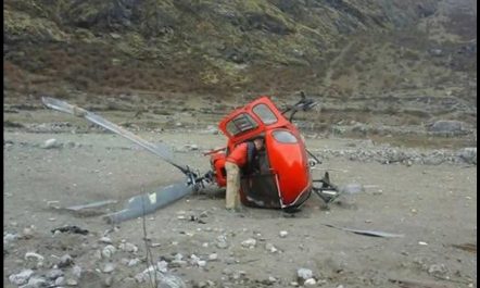 Breaking News!!! Fishtail Helicopter crash Exclusive