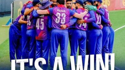 विश्वकप क्रिकेट लिग टू मा नेपालको चमत्कारिक खेल, अब विश्वकप…