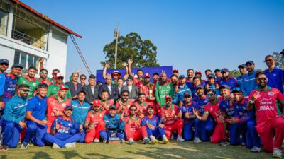 टी-२० विश्वकप एसिया छनोटमा नेपाल उपबिजेतामै सिमित, ओमनलाई उपाधी