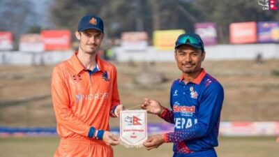 त्रिदेशीय टी–२० क्रिकेट शृङ्खलाको फाइनलमा नेपाल र नेदरल्यान्ड्स भिड्दै